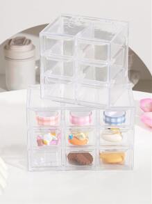 1入組透明文具收納盒