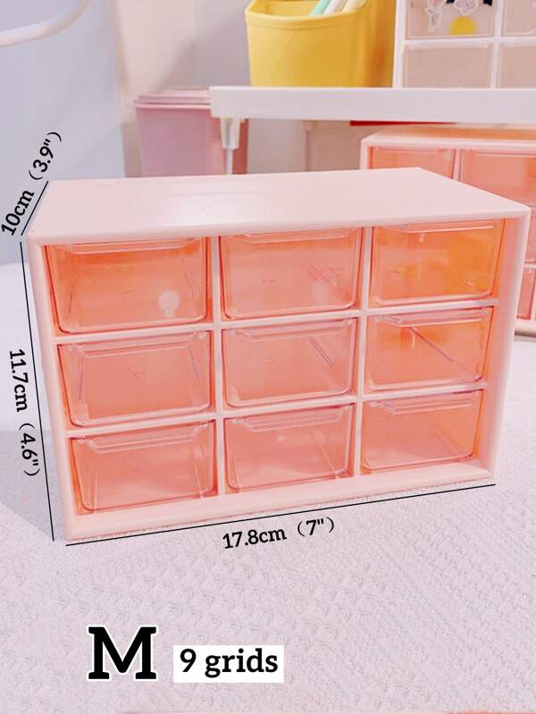 1pc Solid Stationery Storage Box SHEIN USA