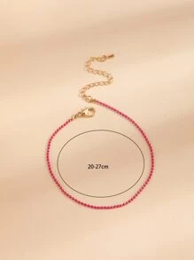 12pcs/set Minimalist Chain Anklet - Multicolor - View 4