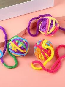 1 pieza al azar Hilo bola Juguete para gato - Multicolor - Ver 6