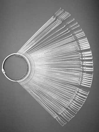 Color Display Nail Art Color Wheel, 50pcs Transparent Acrylic Fan-Shaped Detachable Professional Nail Swatch Card For Nail Lovers, Novice And Salon,Nail Supplies,Nail Tools,Nail Art Tools,Back To School,Nails,Nail Tools For Press On Nails