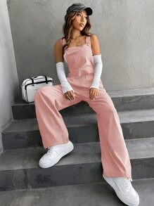SHEIN Unity 1pc Flap Pocket Overalls