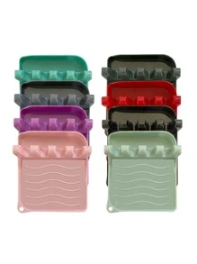 1入組鍋蓋黑色多功能湯匙架