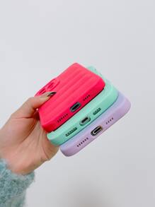 Bộ ốp điện thoại 3 mảnh màu trơn - Nhiều màu - Xem 3