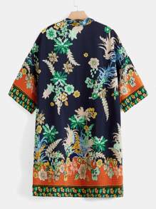 SHEIN VCAY Kimono con estampado floral