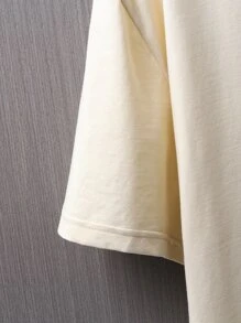 Manfinity Men Letter Graphic Tee - Khaki - View 7