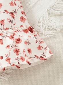 Toddler Girls Ditsy Floral Print Ruffle Hem Cami Dress & Tee - Multicolor - View 4