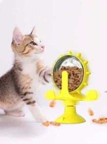 1 đồ chơi huấn luyện thú cưng bị rò rỉ thức ăn - Màu vàng - Xem 1