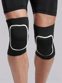 2 piezas Rodillera - Blanco y Negro - Ver 5