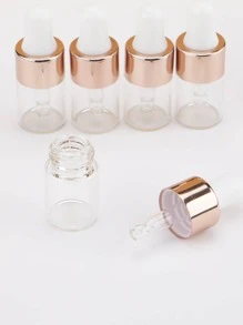 5pcs 2ml Clear Empty Oil Subpackage Bottle,Empty Transparent Dispenser Container for Travel Size Cosmetics,Empty Cosmetic Refillable Travel Containers Plastic Hair Spray Bottle Sprayer for Perfume Skincare Makeup Lotion - Clear - View 4