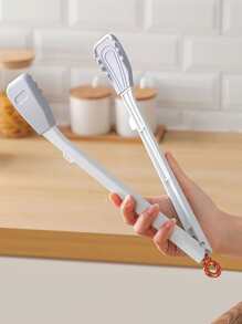 1入組矽膠鉗廚房用極簡食品鉗