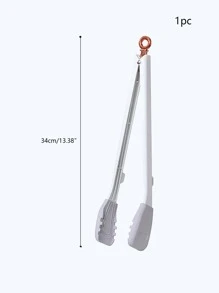 1入組矽膠鉗廚房用極簡食品鉗