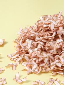 30pcs/set Pink Gift Wrap Bow, Fabric Glitter Detail Decoration For Gift Wrapping - Multicolor - View 4