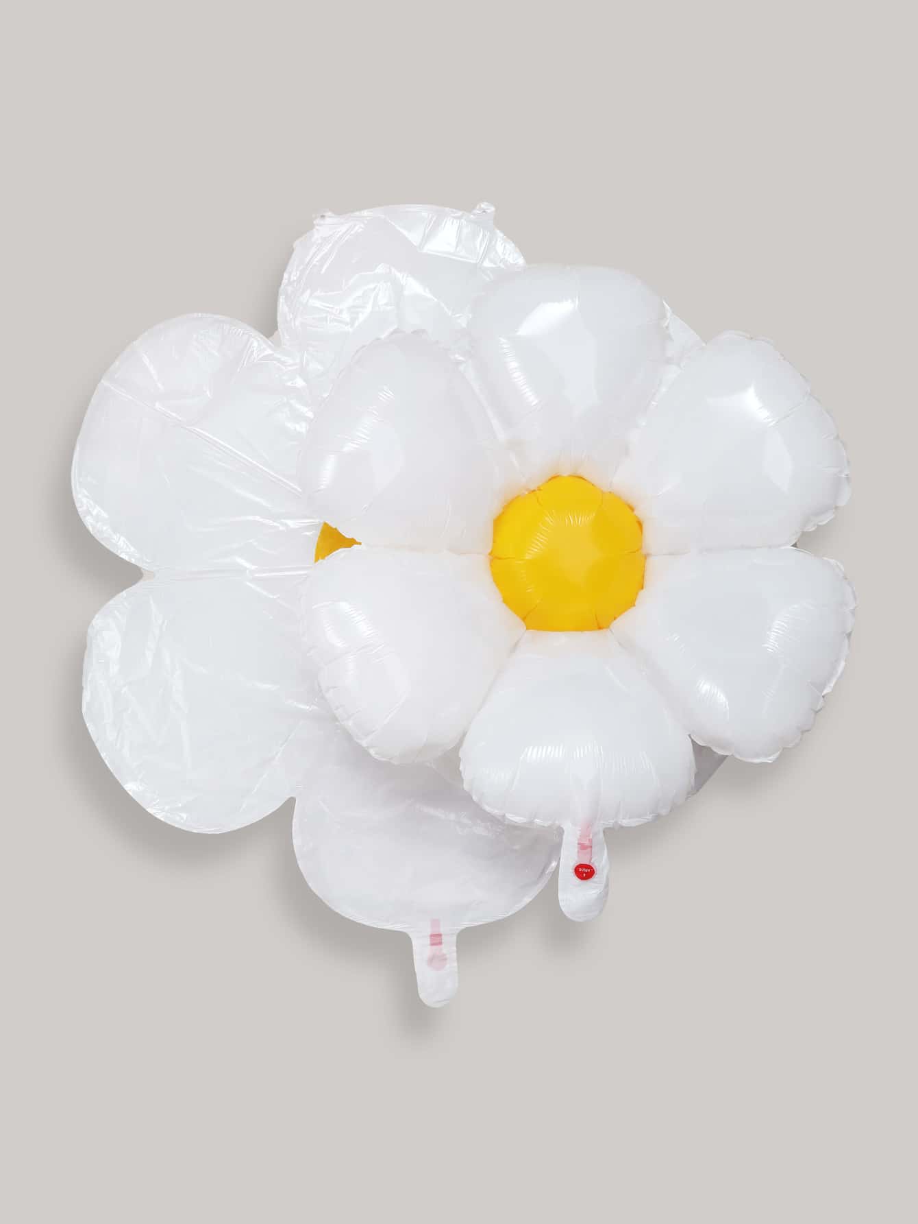 1 pieza Globo de decoración de celebración de fiesta de plástico creativo con margarita para fiesta - Blanco - Ver 1