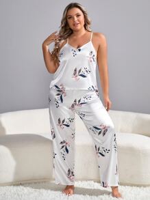 Bộ Giản Dị Kích Thước Lớn Hội Chữ thập Hoa Tất cả trên in Thanh lịch - trắng - Xem 1