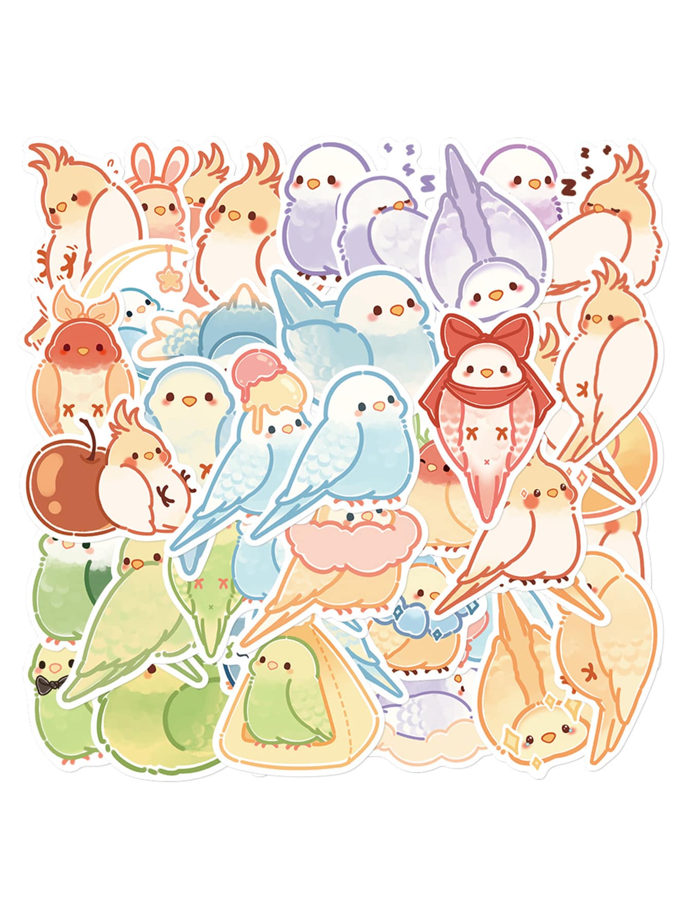 40 miếng dán đồ họa hoạt hình - Nhiều màu - Xem 1