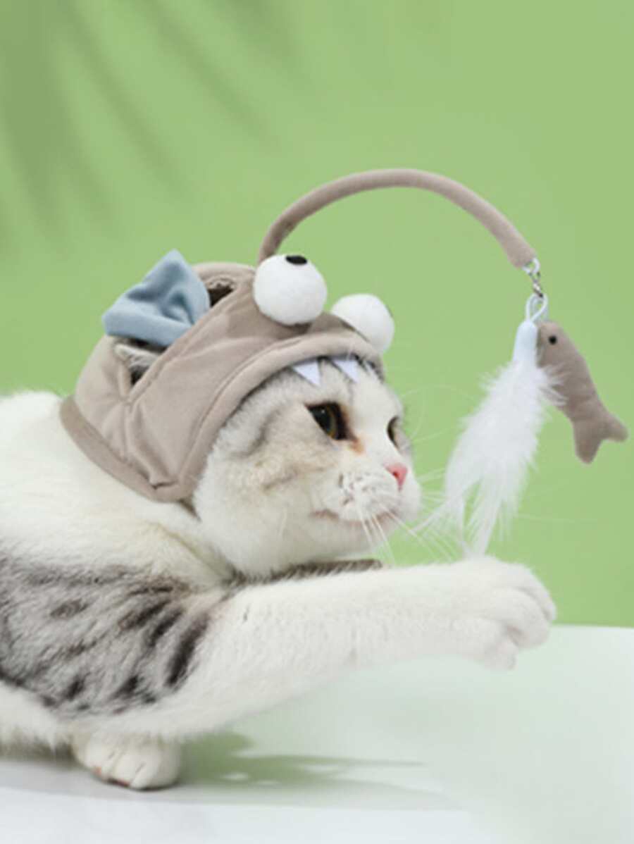 1pc Cat Feather Headband For Funny Time