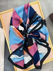 Geometric Pattern Scarf - Multicolor - View 3
