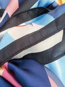 Geometric Pattern Scarf - Multicolor - View 4