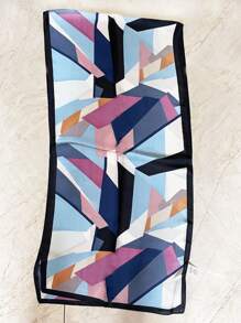 Geometric Pattern Scarf - Multicolor - View 6