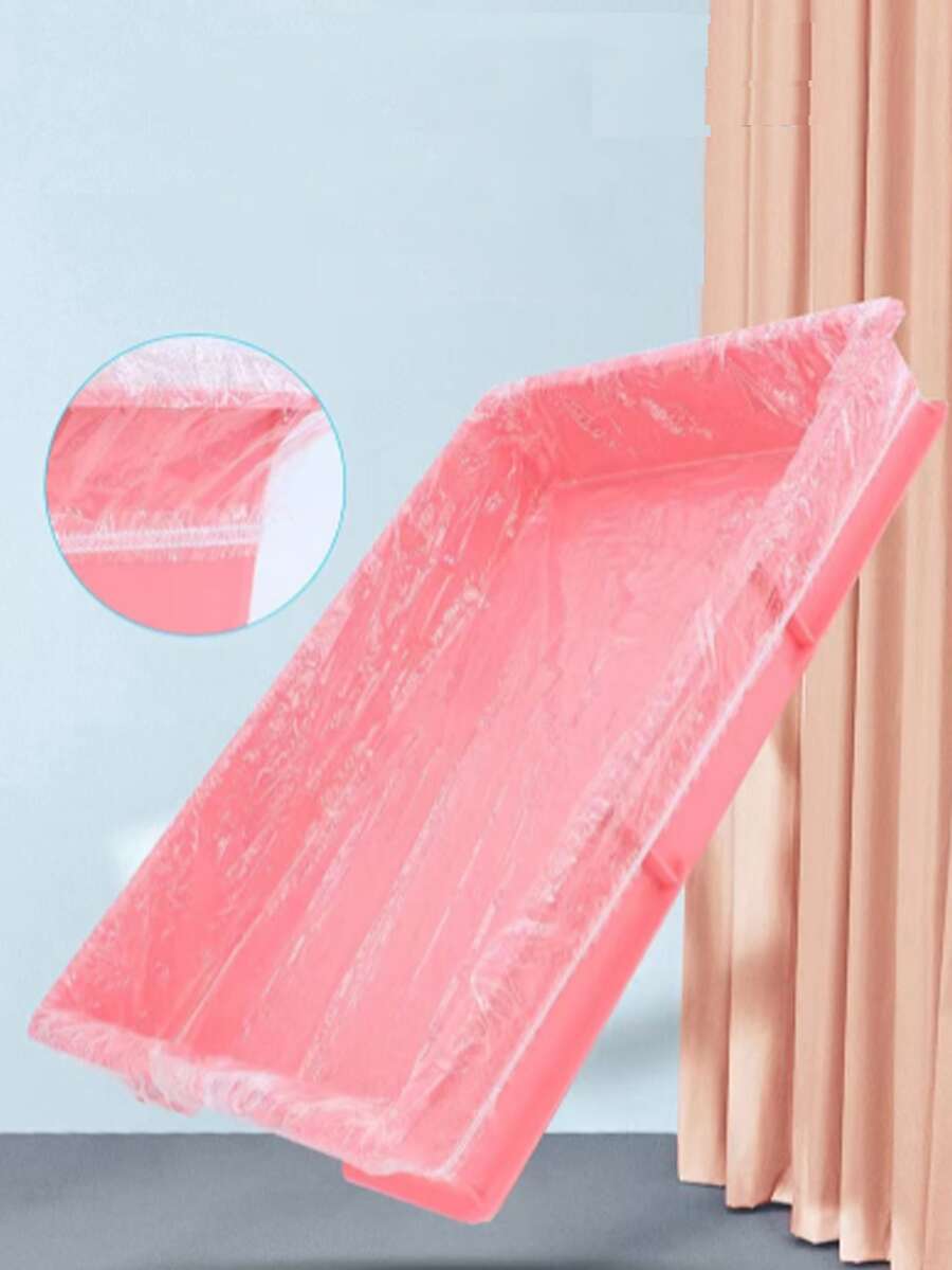 Disposable Rabbit Cage Liner Prevent Movement Liner Pads, Clear Plastic