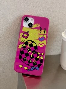 Funda para móvil con patrón de corazón - Multicolor - Ver 3