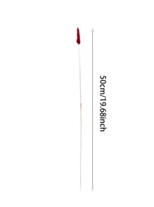 10pcs Plastic Artificial Plant, Red Fake Plant For Party - Multicolor - View 2