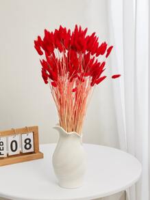 10pcs Plastic Artificial Plant, Red Fake Plant For Party - Multicolor - View 1
