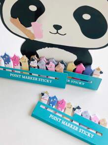 1入組卡通貓設計便利貼