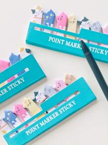 1入組卡通貓設計便利貼