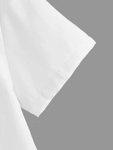 SHEIN 男孩褶皺襯衫