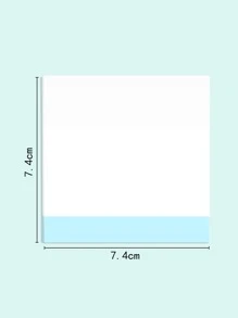 1入組透明便利貼 - 無色 - 查看 4