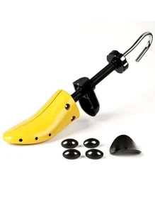 1pc ABS Shoe Support, Black Accessories For Pumps - Yellow - View 2