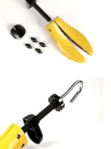 1pc ABS Shoe Support, Black Accessories For Pumps - Yellow - View 4