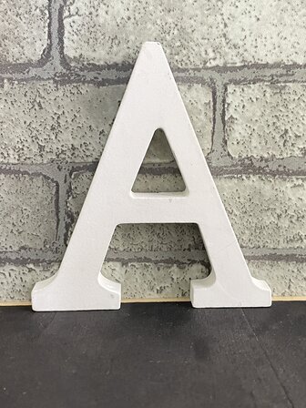 1入組木製裝飾工藝品現代字母設計家居裝飾品