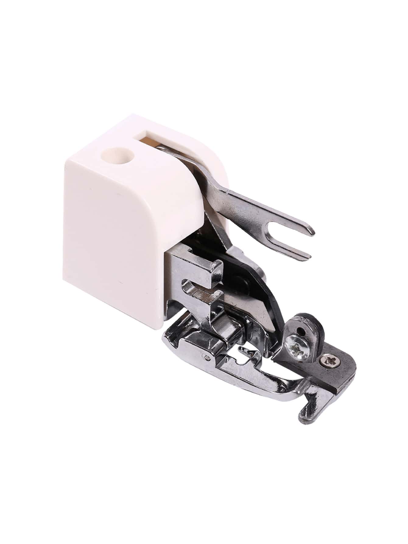 1pc Plastic Sewing Machine Presser Foot, White Sewing Machine Presser Foot Retainer For Sewing - Multicolor - View 1