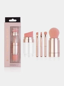 5 In 1 Makeup Brush With Storage Box , Travel Essentials,Brush Set,Makeup Brush Kit,Make Up Brush Set,Make Up Set Complete,Makeup Brush Set,Complete Makeup Kit,Brush Kit,Brushes Makeup Set,Makeup Gift Set,Set - Rose Gold - View 1