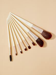 8件套化妆刷套装，化妆刷套装，化妆刷包，化妆刷套装，全套化妆刷，化妆刷套装，全套化妆工具，刷子套装，化妆刷套装，化妆礼盒套装 - 彩色 - 查看 2