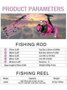 SOUGAYILANG 1 set Varilla con estampado de camuflaje - Rosa - Ver 3