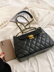 Ligero, Informal De Negocios, De Gran Capacidad, Ligero, Portátil, Informal, Bolso De Hombro Cuadrado Con Solapa Acolchada A La Moda, Bolso De Mano Con Cadena De Gran Capacidad, Bolso De Mano Artificial Para Mujeres Para Niñas, Mujeres, Estudiantes Universitarios, Novatos Y Trabajadores De Cuello Blanco Para Otoño, Invierno Esencial, Para Trabajo, Oficina, Viajes Diarios, Universidad, Para Otoño E Invierno, Aire Libre Para Adolescentes, Mujeres, Estudiantes Universitarias, Novatos Y Trabajadores Administrativos, Perfecto Para Oficina, Universidad, Trabajo, Negocios, Viajes Diarios, Actividades Al Aire Libre, Viajes, Excursiones, Regalo Para Maestros, Regalo Para Mamá, Mochila