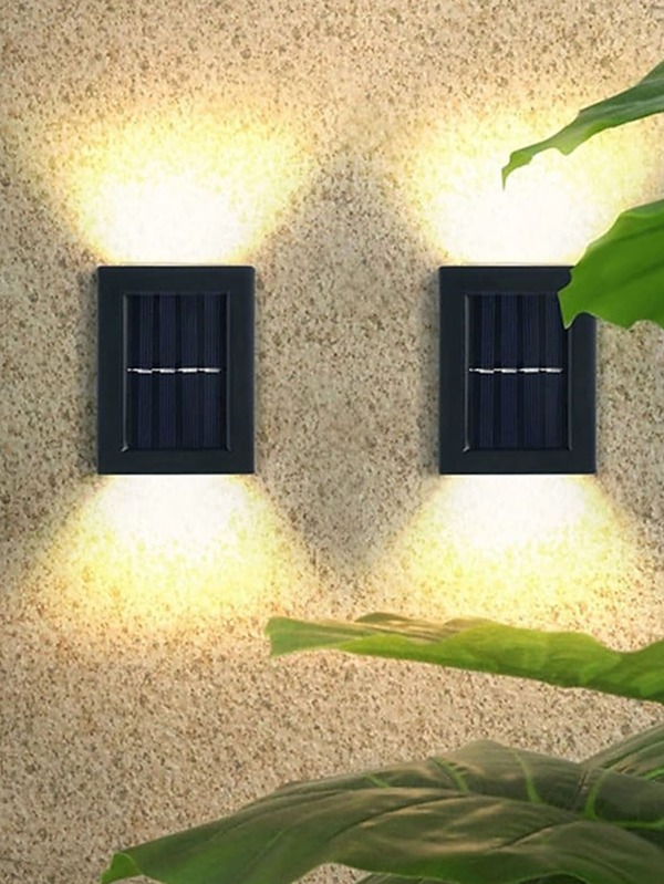 1pc Plastic Solar Lantern, Modern Outdoor Solar Lantern For Outdoor