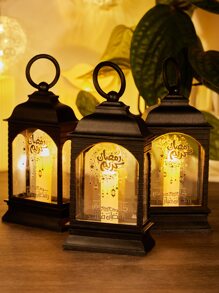 1 件 LED 装饰方形灯、LED 风灯、桌面装饰灯、节日装饰灯 - 黃色 - 查看 4