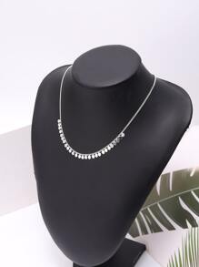 Vòng cổ đĩa quyến rũ - Bạc - Xem 1