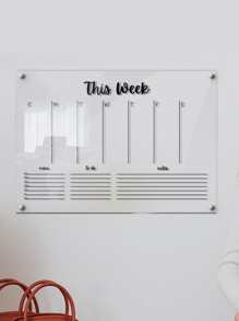 1入組字母圖案掛壁式計劃板