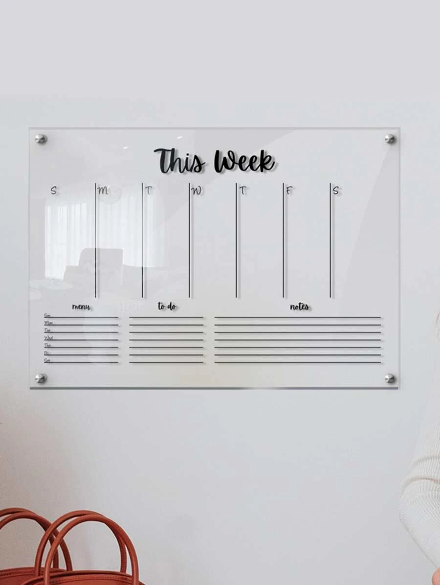 1入組字母圖案掛壁式計劃板