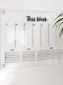 1入組字母圖案掛壁式計劃板