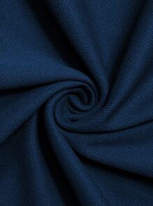 Manfinity Homme Men Striped Trim Polo Shirt - Navy Blue - View 5