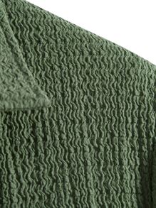 Manfinity Homme Hombres Camisa unicolor con botón sin camiseta