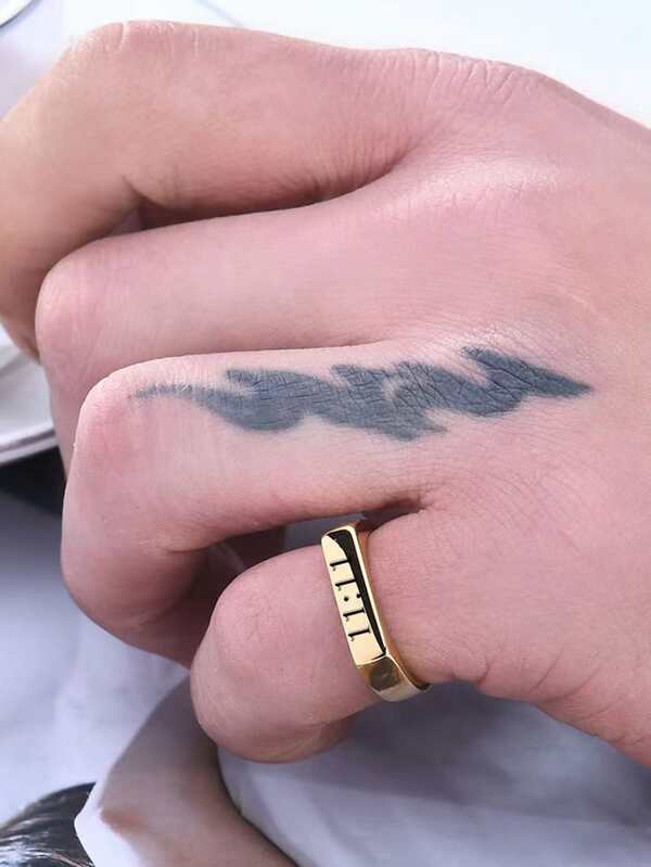 Number Detail Ring SHEIN USA