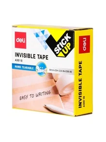1 rollo Cinta adhesiva transparente - Amarillo - Ver 1